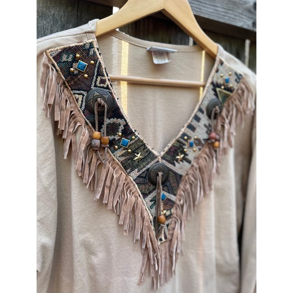 Vintage Womens Westen style Cactus tag one size all fits LARGE - Picture 3 of 6